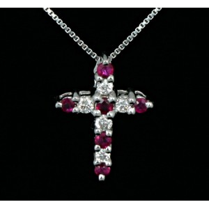 Diamond Crosses-DIA 14KT/WG
