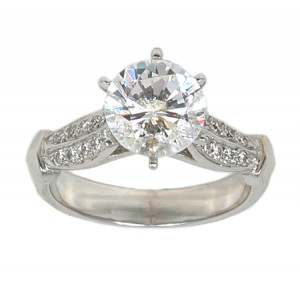 Engagement Rings-DIA 1.25CT 18KT/WG    