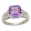 Colored Gemstones Rings-DIA .15CT AMETHYST 2.00CT 14KT/WG