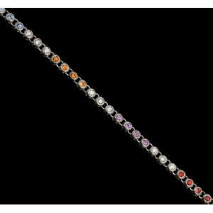 Color Bracelets-DIA/SAPPHIRE 18KT/WG