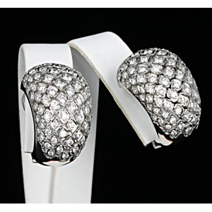 Diamond Earrings-DIA 3.00CT 18KT/WG
