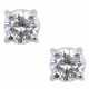 Diamond Stud Earrings-1.00CT/TW 14KT/WG