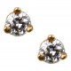 Diamond Stud Earrings-.20CT/TW 14KT/YG