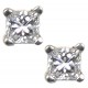 Diamond Stud Earrings-.60CT/TW 14KT/WG