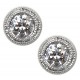 Diamond Stud Earrings-.20CT/TW 14KT/WG