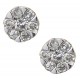 Diamond Stud Earrings-.30CT/TW 14KT/WG
