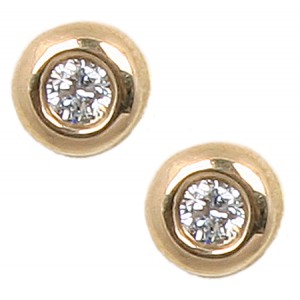 Diamond Stud Earrings-DIA .10CT/TW