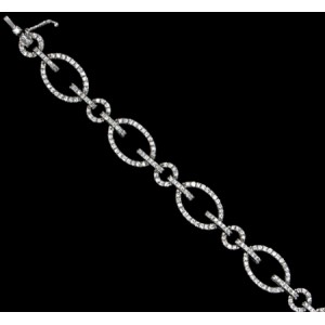 Diamond Bracelets-DIA 2.75CT 14KT/TT