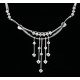 Diamond Necklaces-DIA 1.10CT 18KT/WG