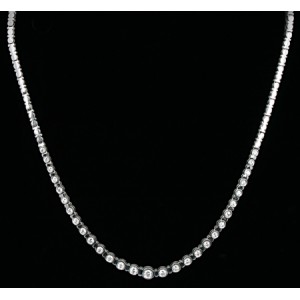 Diamond Necklaces-DIA 1.20CT 18KT/WG