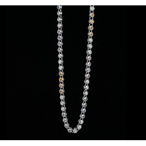 Diamond Necklaces-DIA 1.60CT/SAPP. 4.50CT 18KT/WG