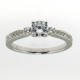 Engagement Ring-14KT/WG DIA .70CT