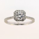 Engagement Ring-14KT/WG DIA1.10CT