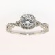 Engagement Ring-14KT/WG DIA .78CT