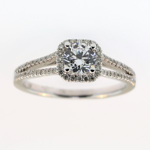 Engagement Ring-14KT/WG DIA .75CT