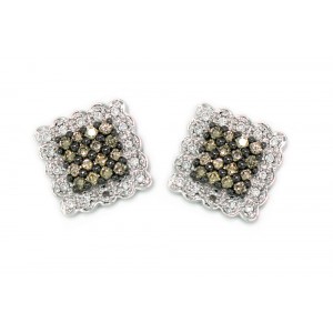 Diamond Earrings-DIA 1.00CT  18KT/WG 