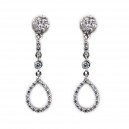 Diamond Earring-DIA1.00CT  18KT/WG 