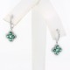 Diamond Earring-DIA /EMERALD  14KT/WG 